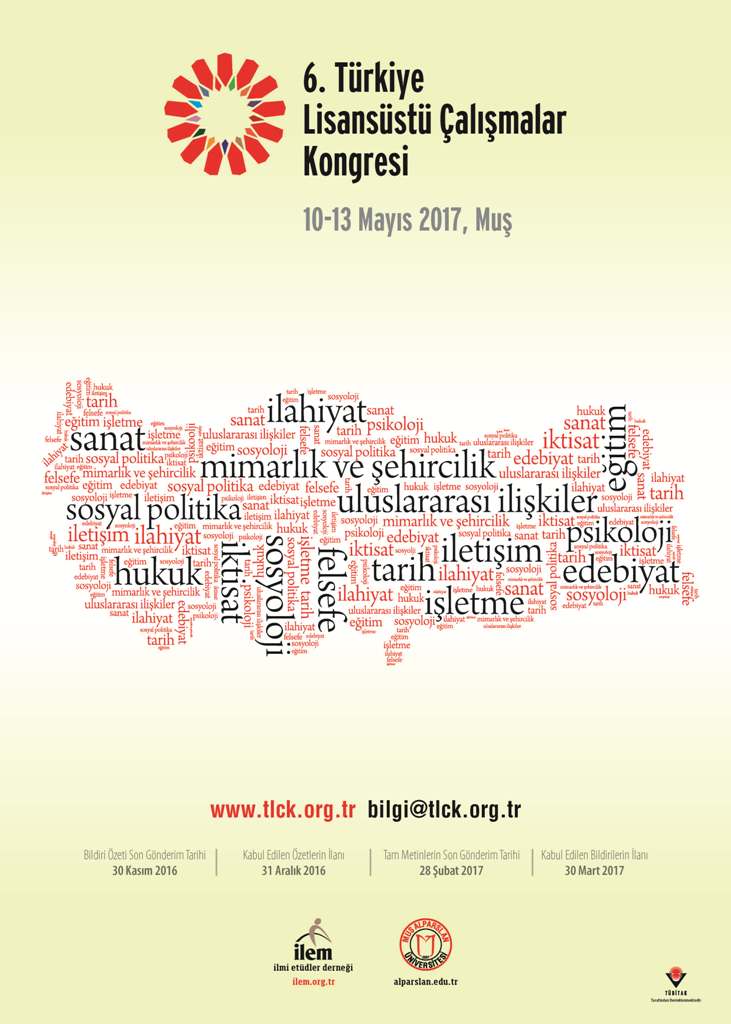 6. Türkiye Lisansüstü Çalışmalar Kongresi Katılım Çağrısı