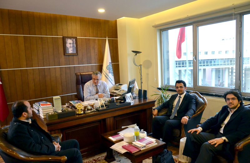 İLEM AKM Başkanı Prof. Dr. Turan Karataş'ı ziyaret etti