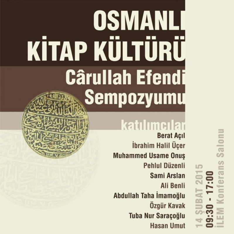 Osmanlı Kitap Kültürü: Cârullah Efendi Sempozyumu Gerçekleştirildi
